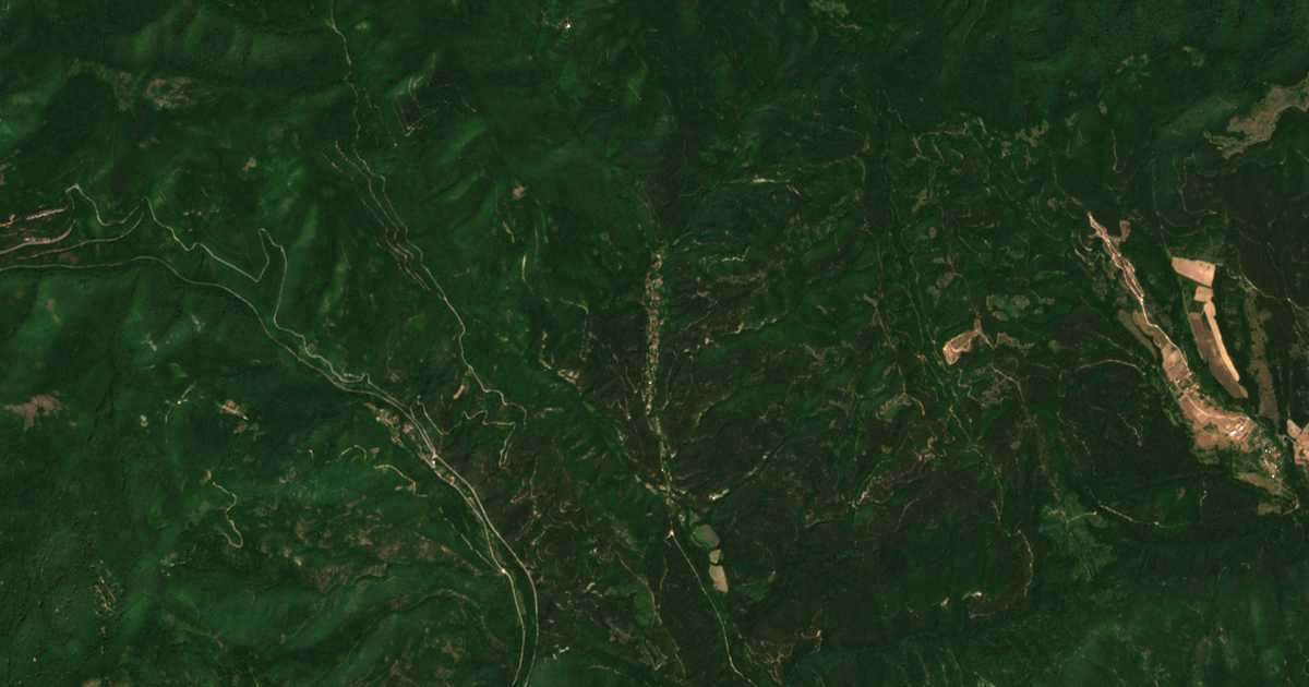 Carte satellite de Slivito