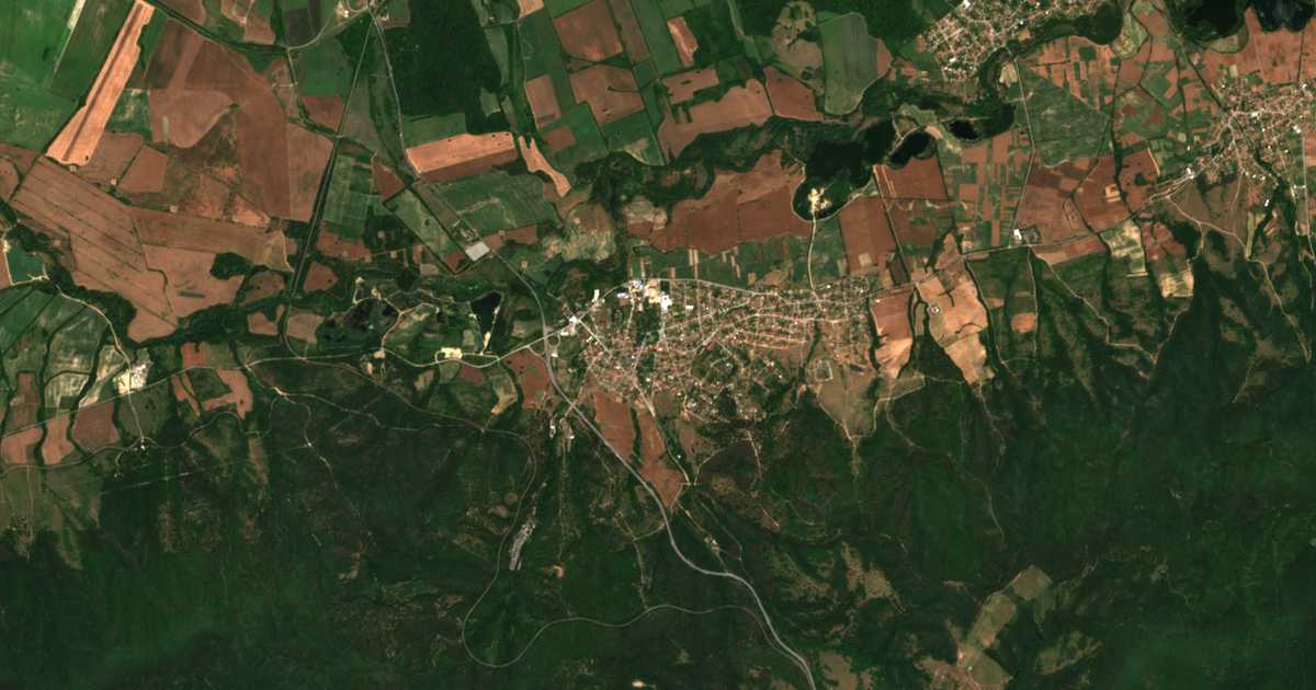 Carte satellite de Yagoda