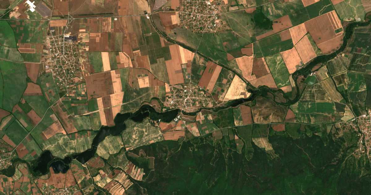 Carte satellite de Zimnica