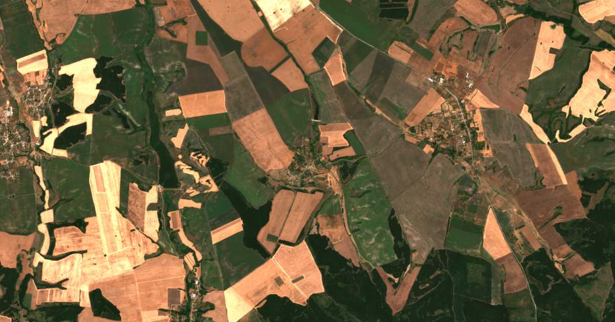 Carte satellite de Baštino