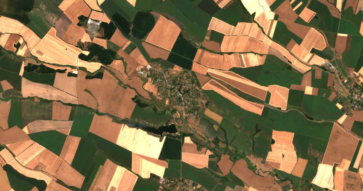 Carte satellite de Pastren