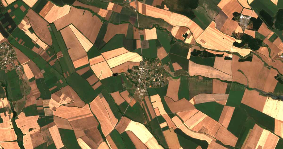 Carte satellite de Sredec