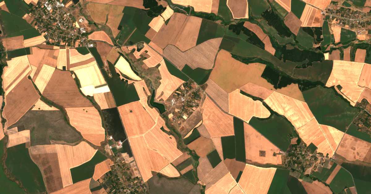 Carte satellite de Venec