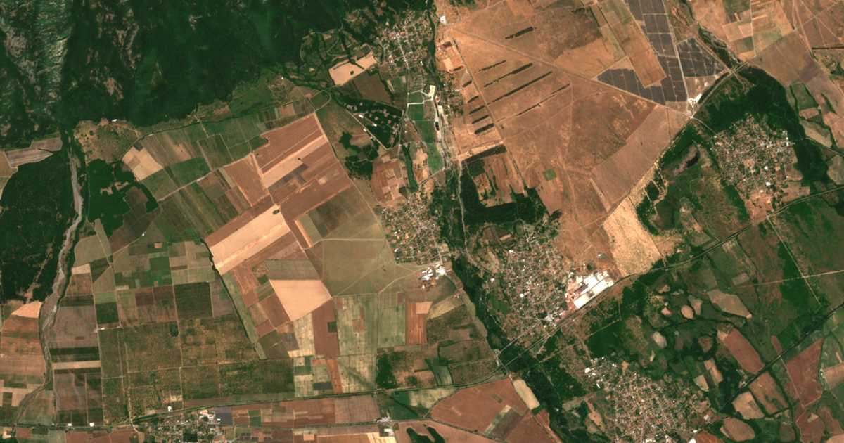 Carte satellite de Asen
