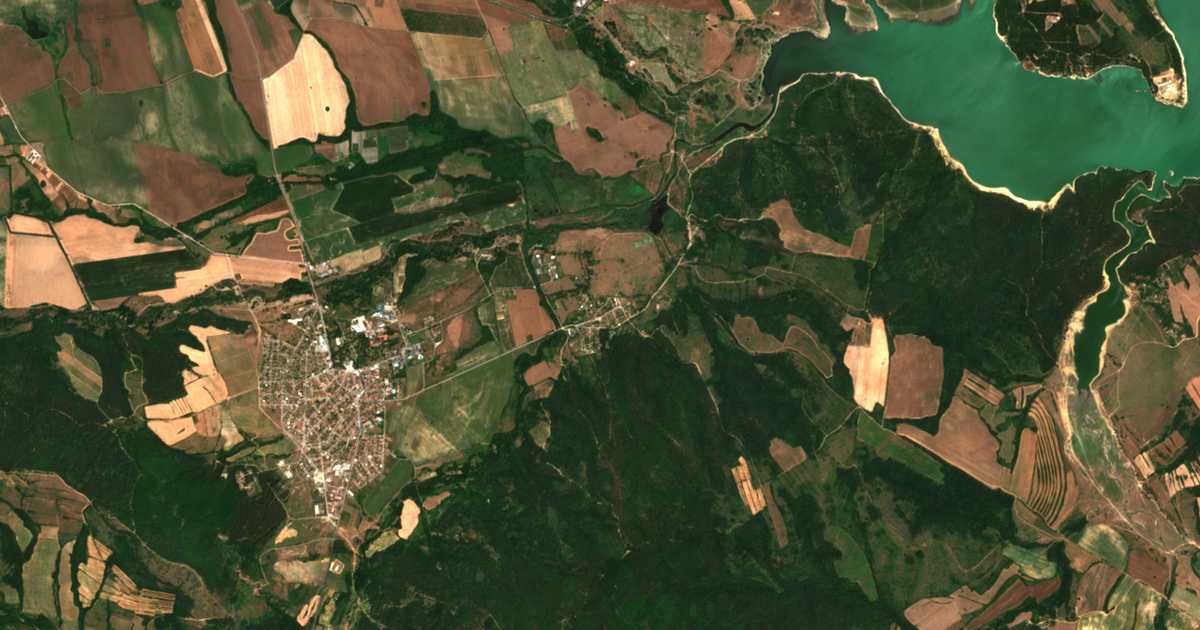Carte satellite de Viden