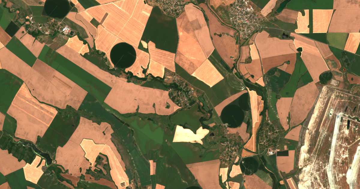 Carte satellite de Bǎlgarene