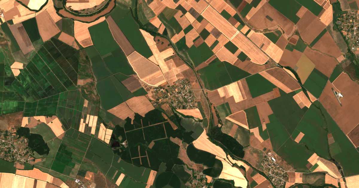 Carte satellite de Dinya