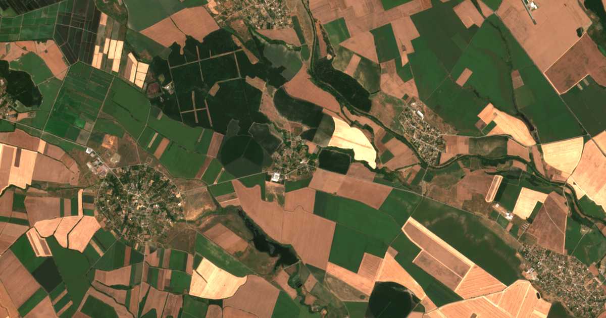 Carte satellite de Kovač