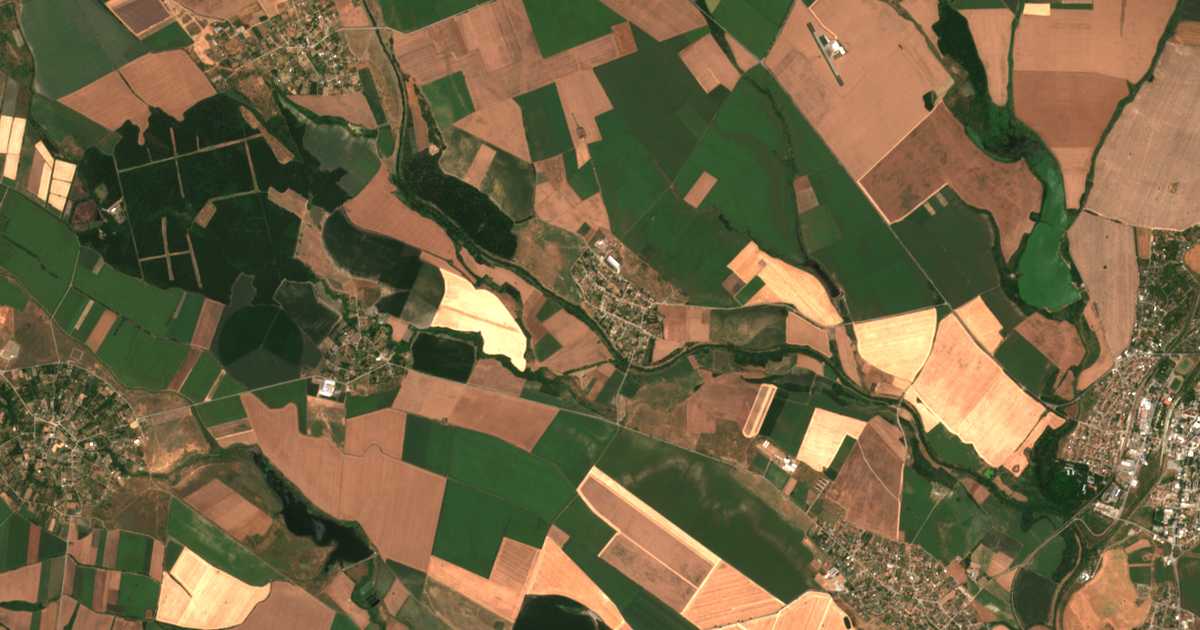 Carte satellite de Topolyane