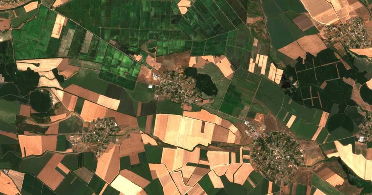 Carte satellite de Zemlen