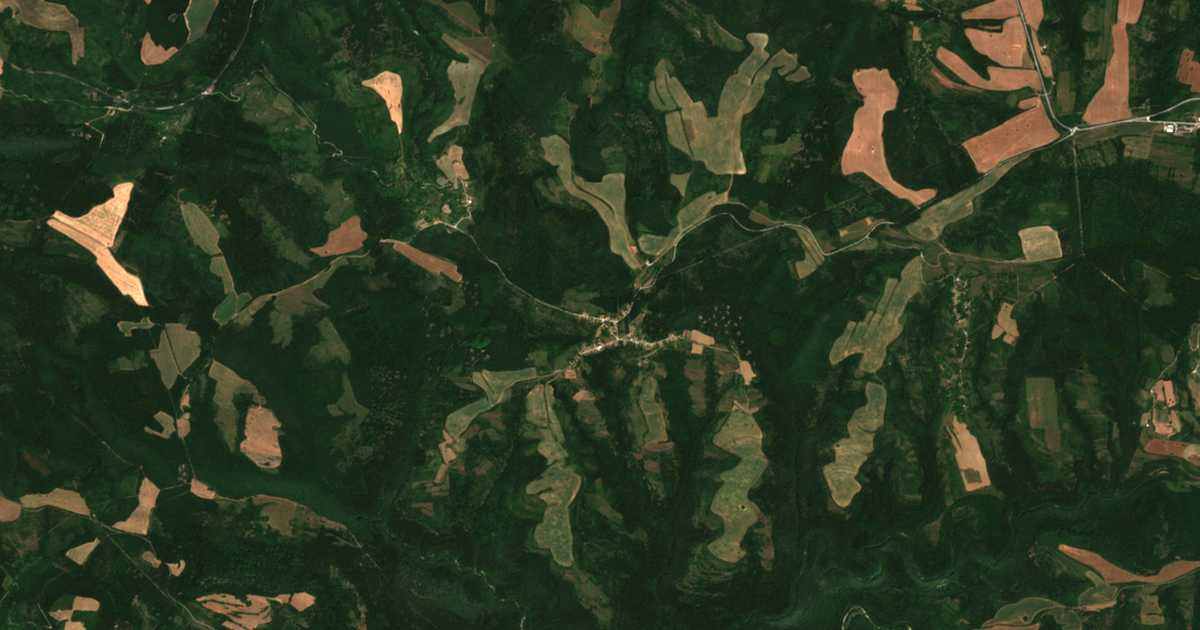 Carte satellite de Černi Brjag