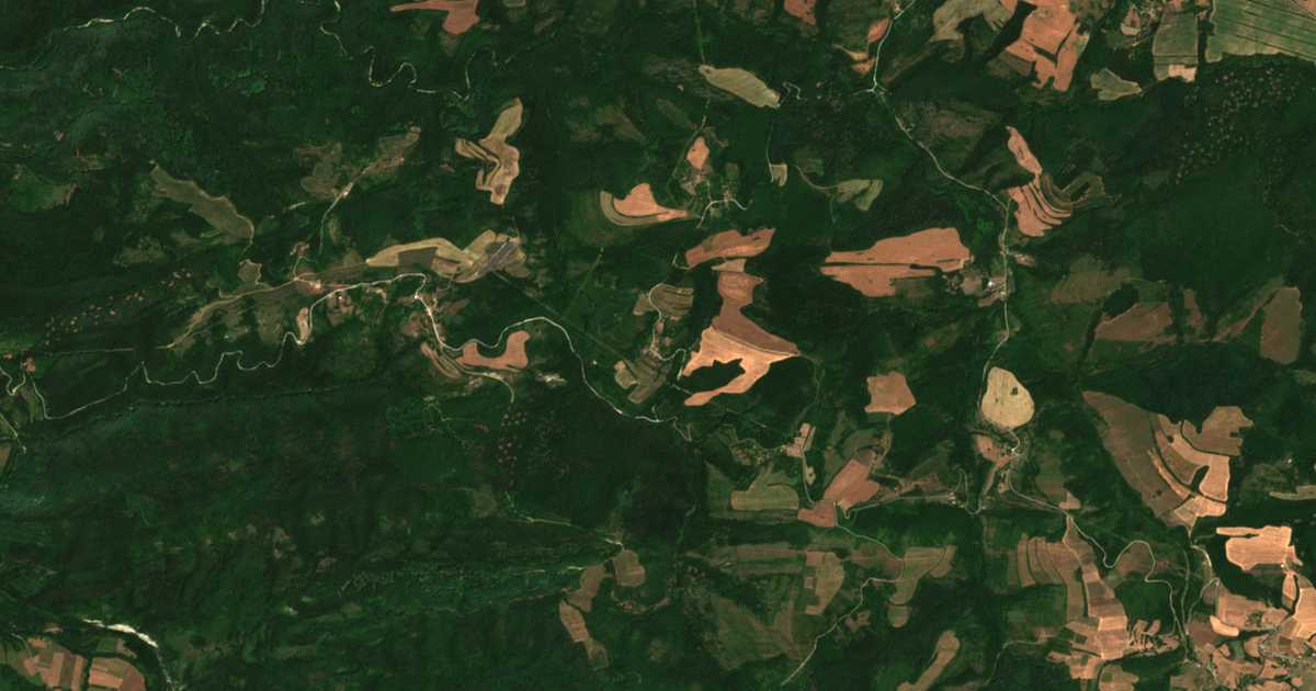 Carte satellite de Dabravitsa