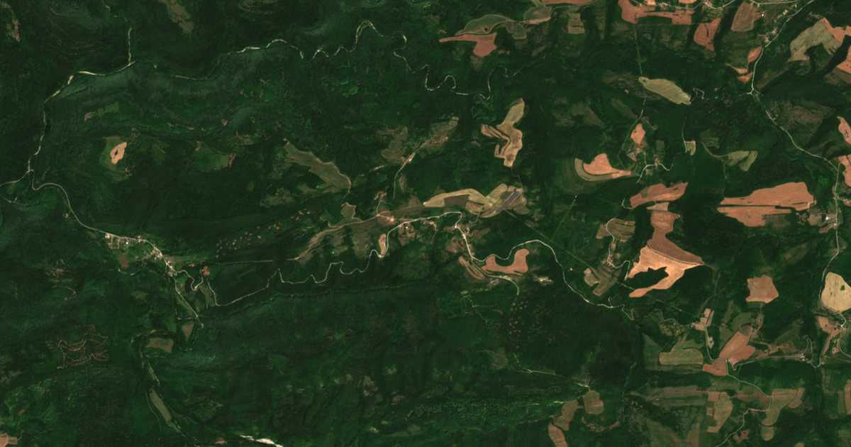 Carte satellite de Dlǎžka poljana