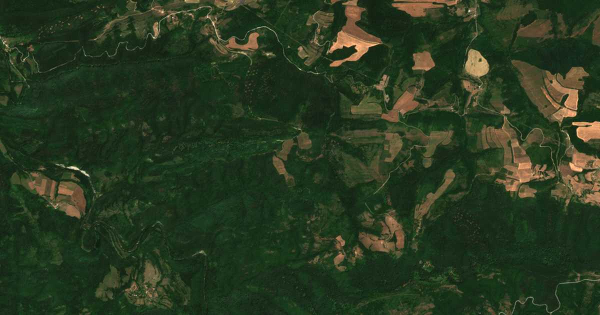 Carte satellite de Kapinets