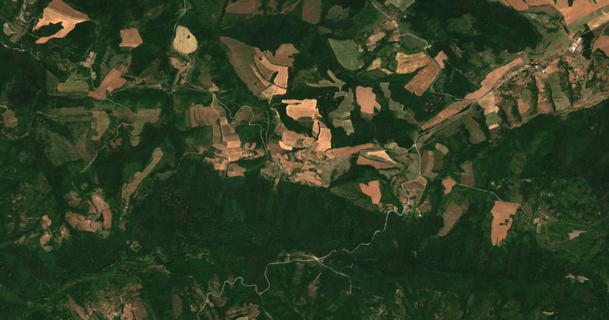 Carte satellite de Kapishte