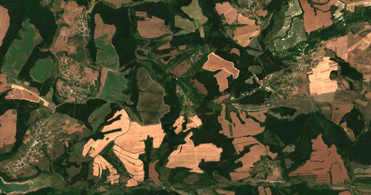 Carte satellite de Kitino