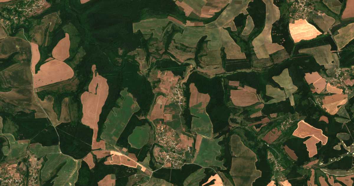 Carte satellite de Konop