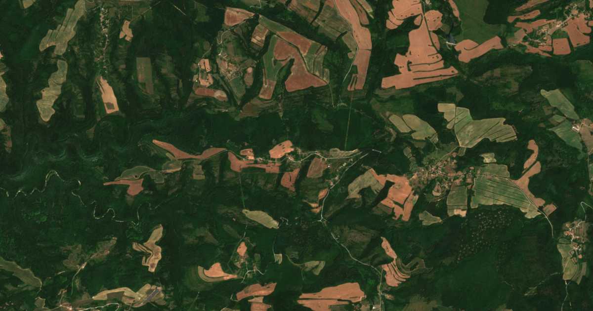 Carte satellite de Malogradets