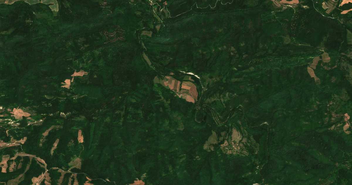 Carte satellite de Mečovo
