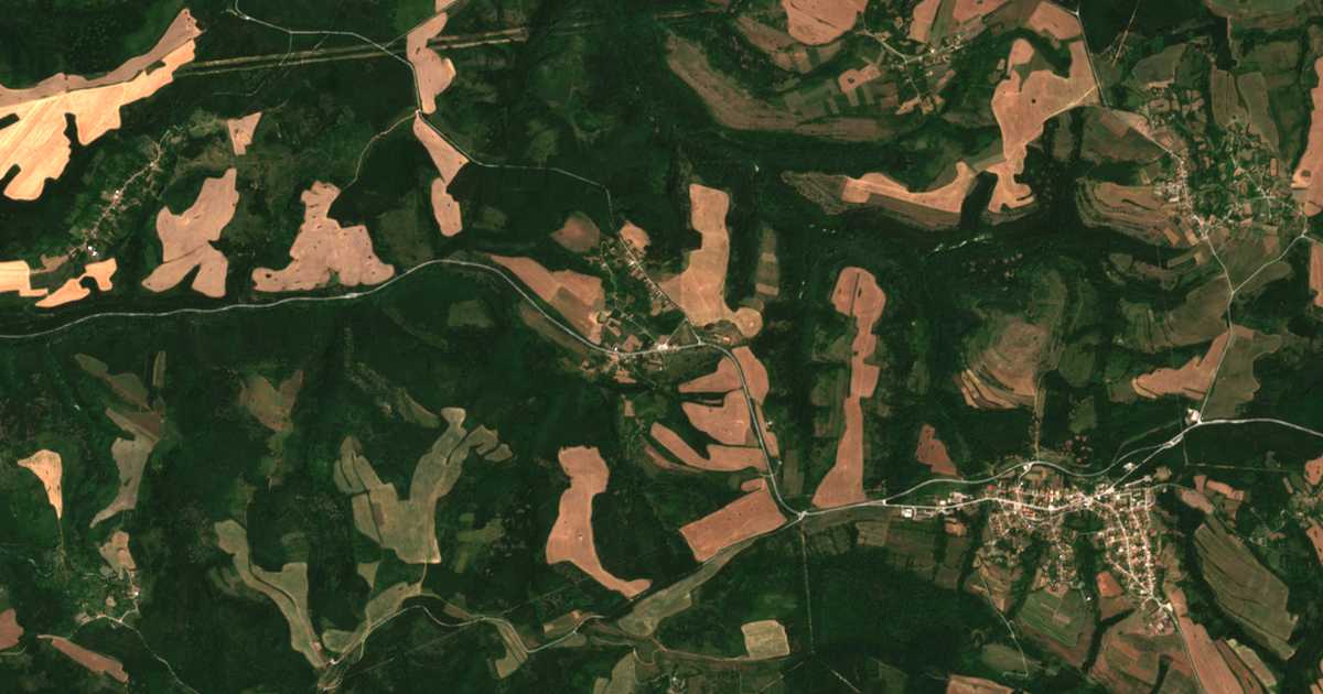 Carte satellite de Moravica