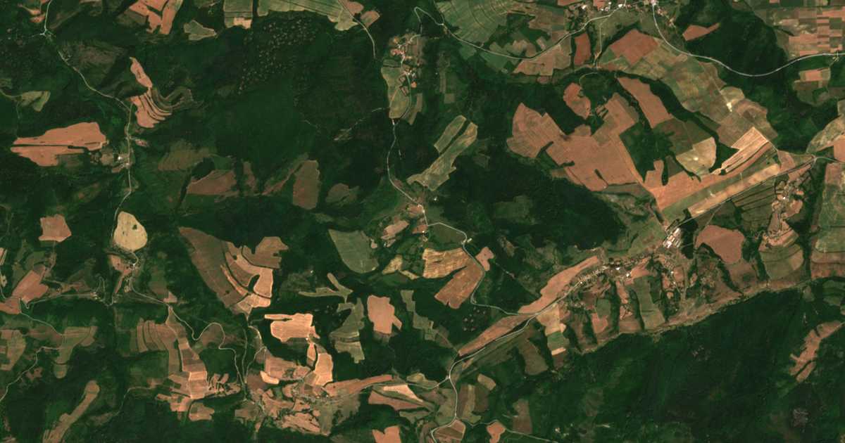 Carte satellite de Pchelno