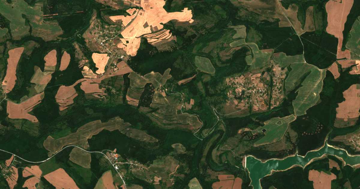Carte satellite de Prisoyna