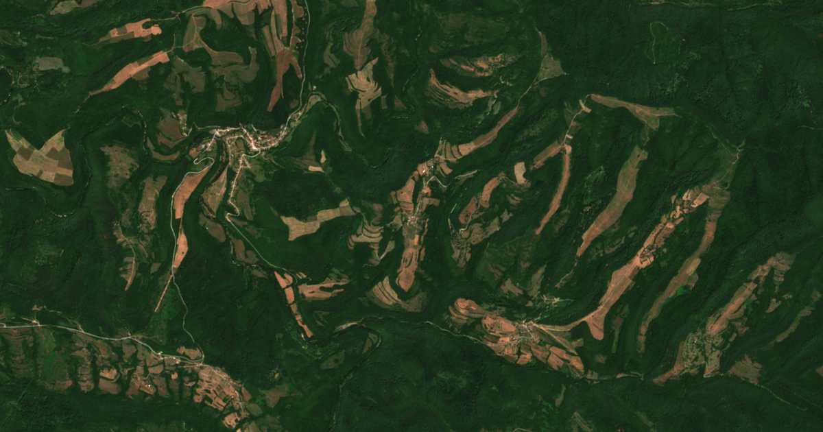 Carte satellite de Ravno selo
