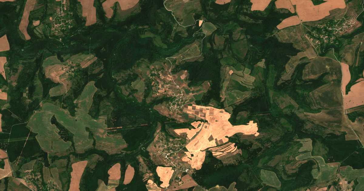 Carte satellite de Razdelci
