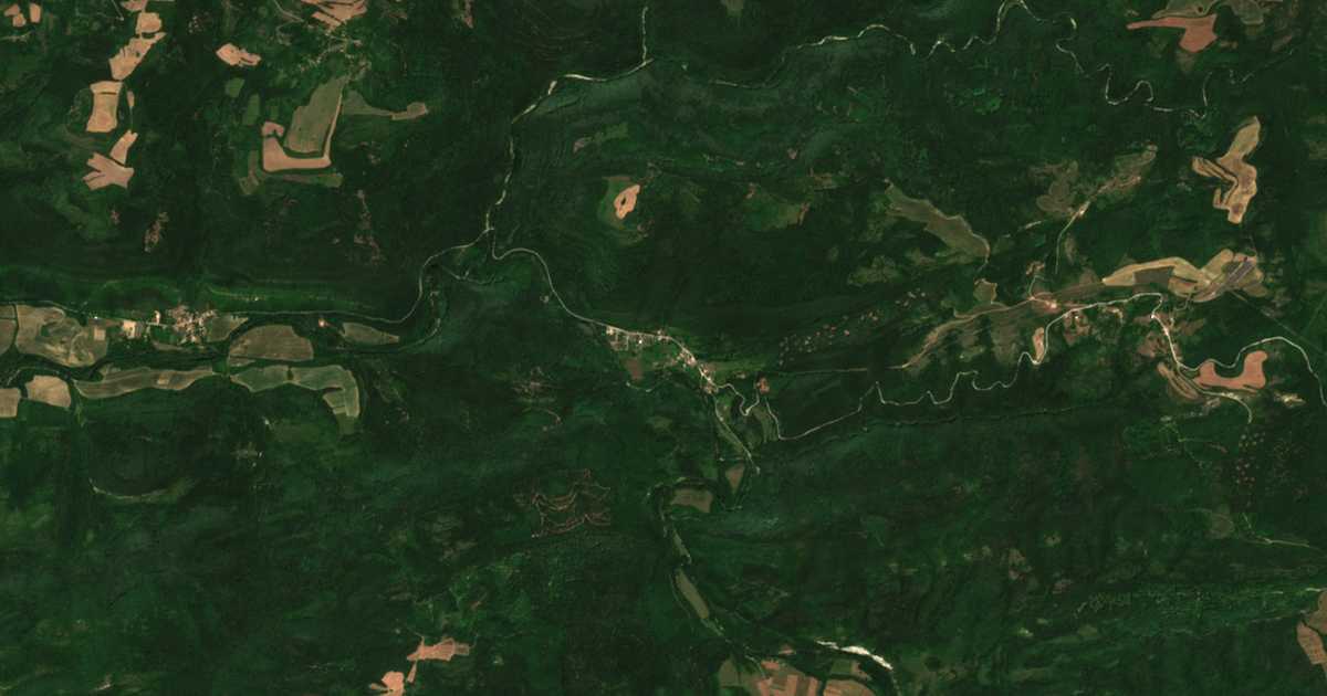 Carte satellite de Stara rečka