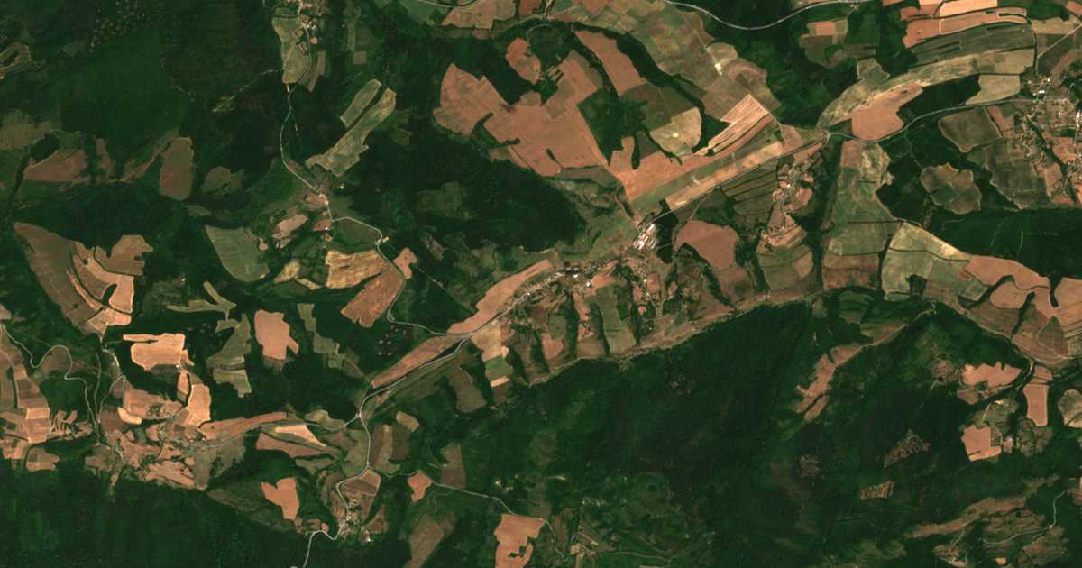 Carte satellite de Taymishte