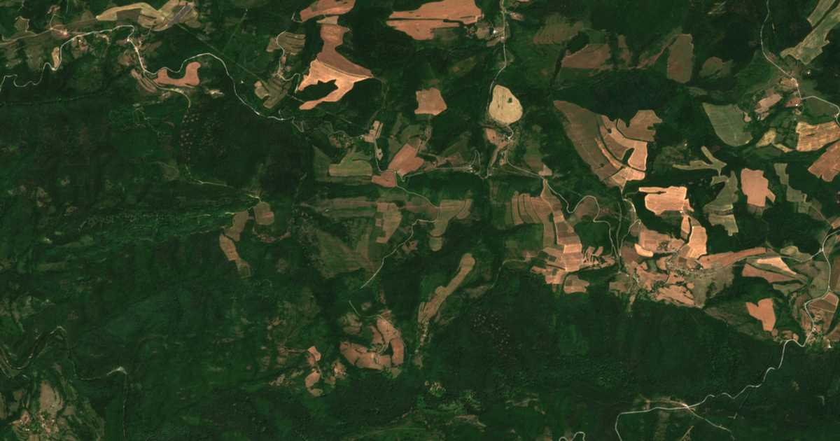 Carte satellite de Tihovets
