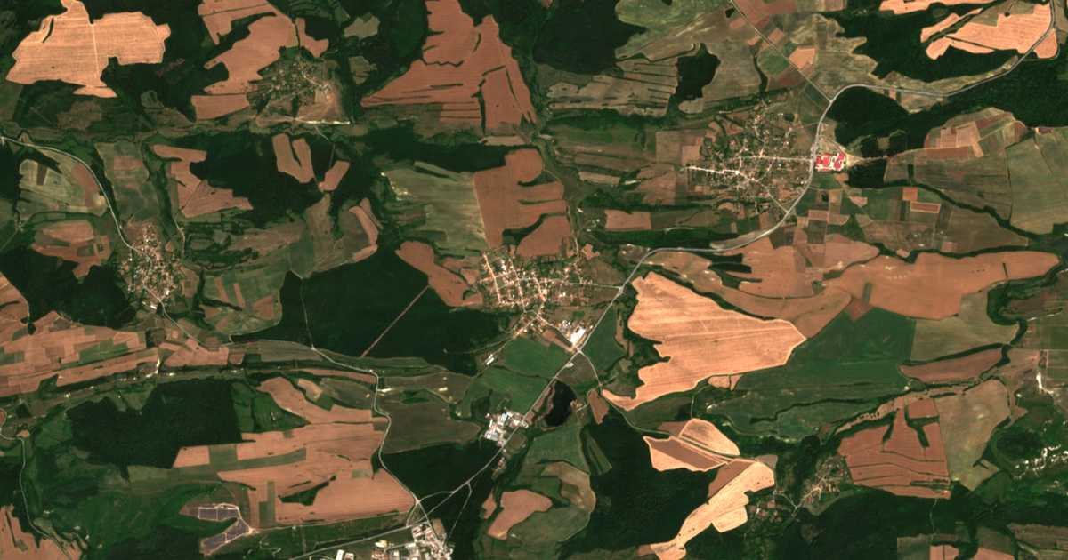 Carte satellite de Belomortsi
