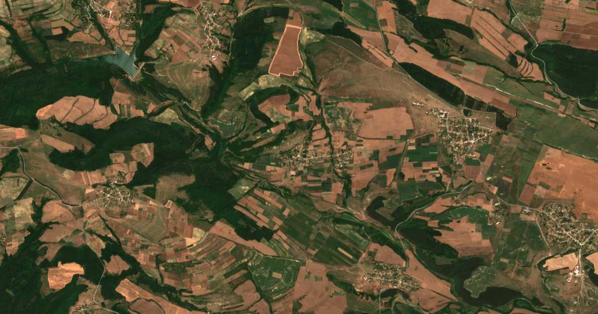 Carte satellite de Chernokaptsi
