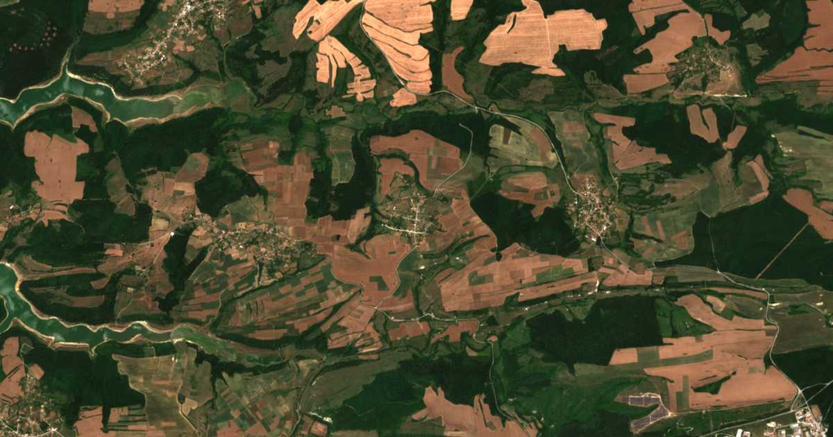 Carte satellite de Dolna Hubavka