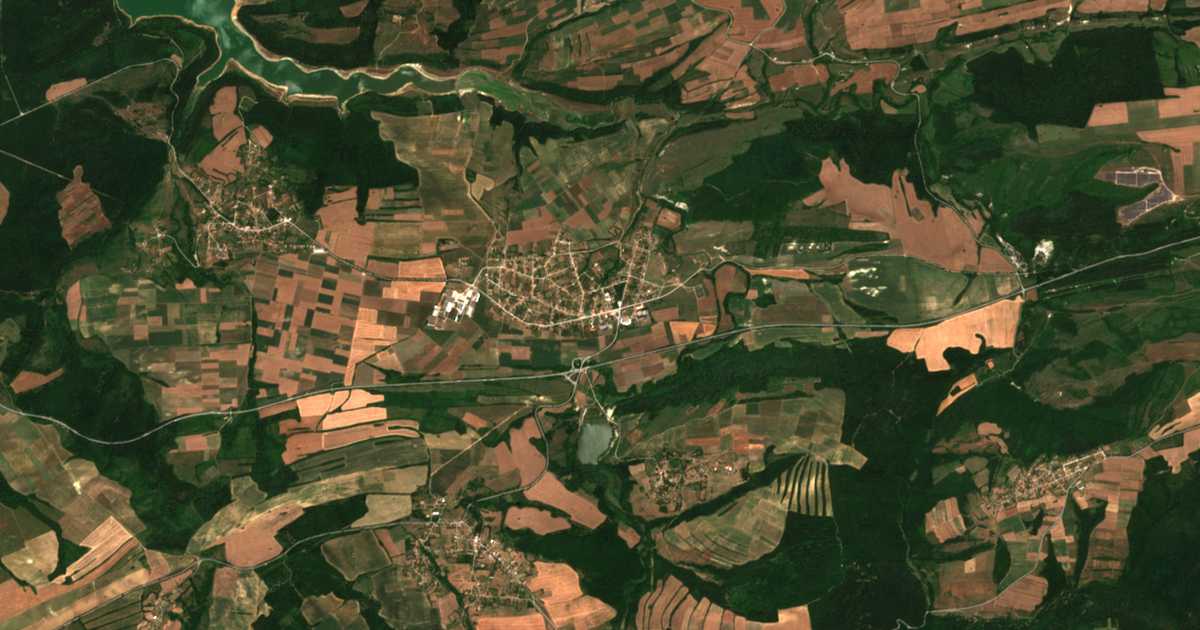 Carte satellite de Kamburovo