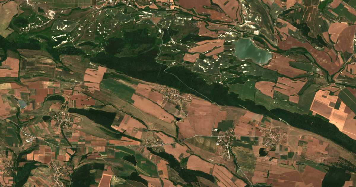 Carte satellite de Kestenovo