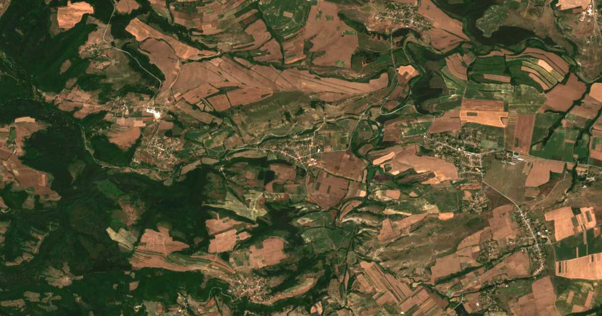 Carte satellite de Mogilets