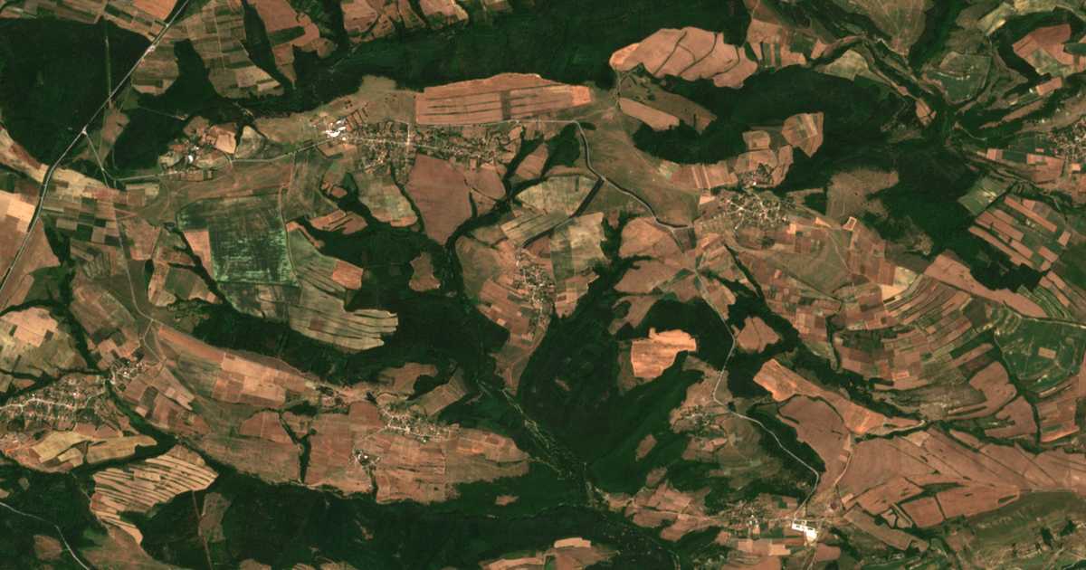 Carte satellite de Petrino