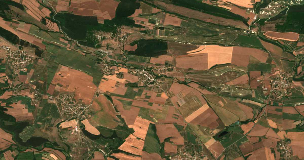 Carte satellite de Plastina