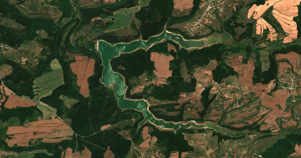 Carte satellite de Rosica