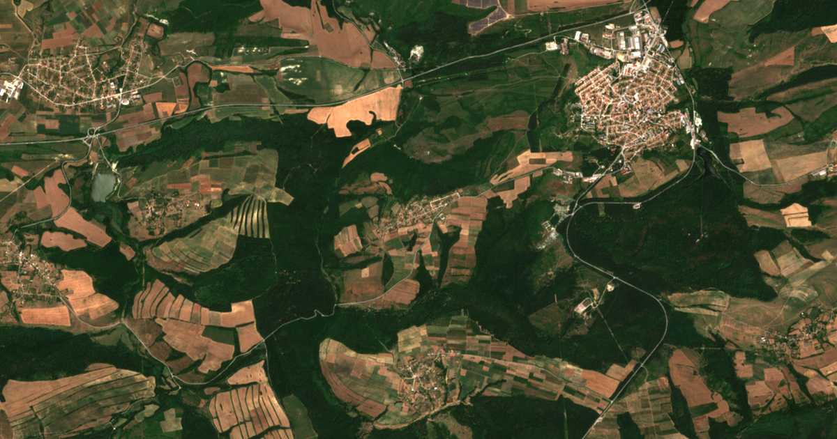 Carte satellite de Velikdenče
