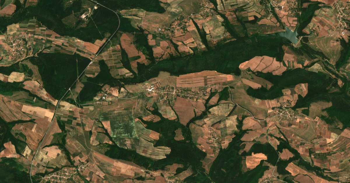 Carte satellite de Verentsi