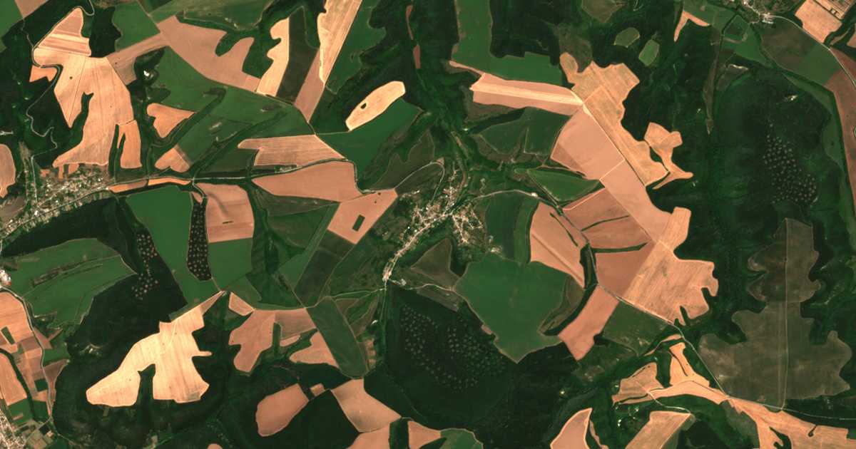 Carte satellite de Lyublen