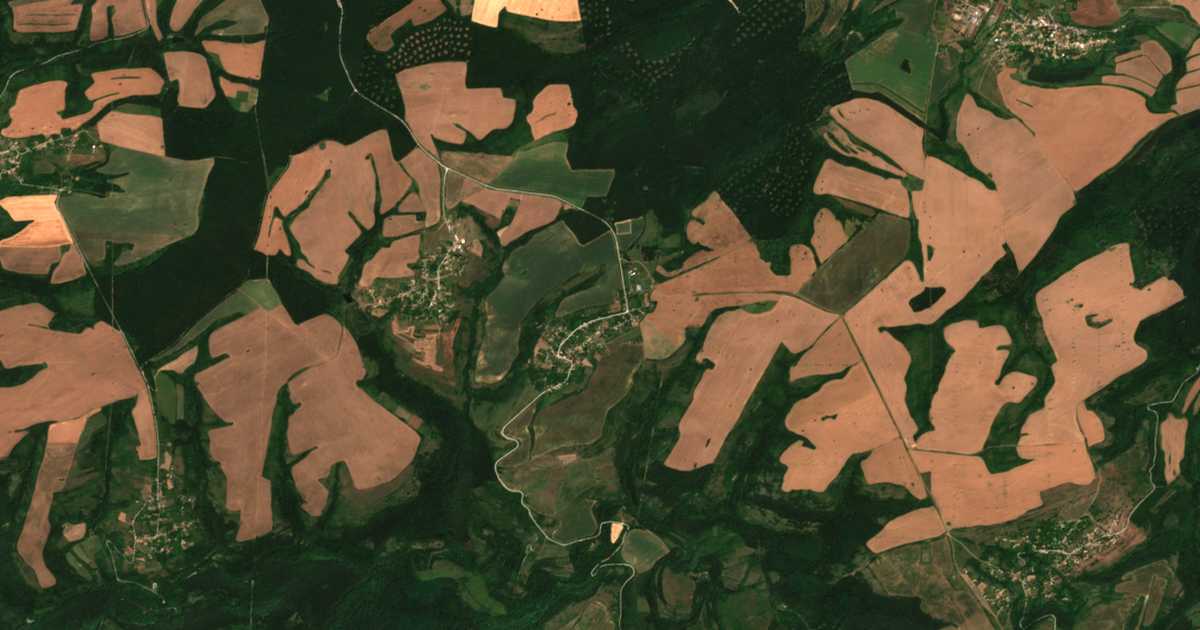 Carte satellite de Dolec
