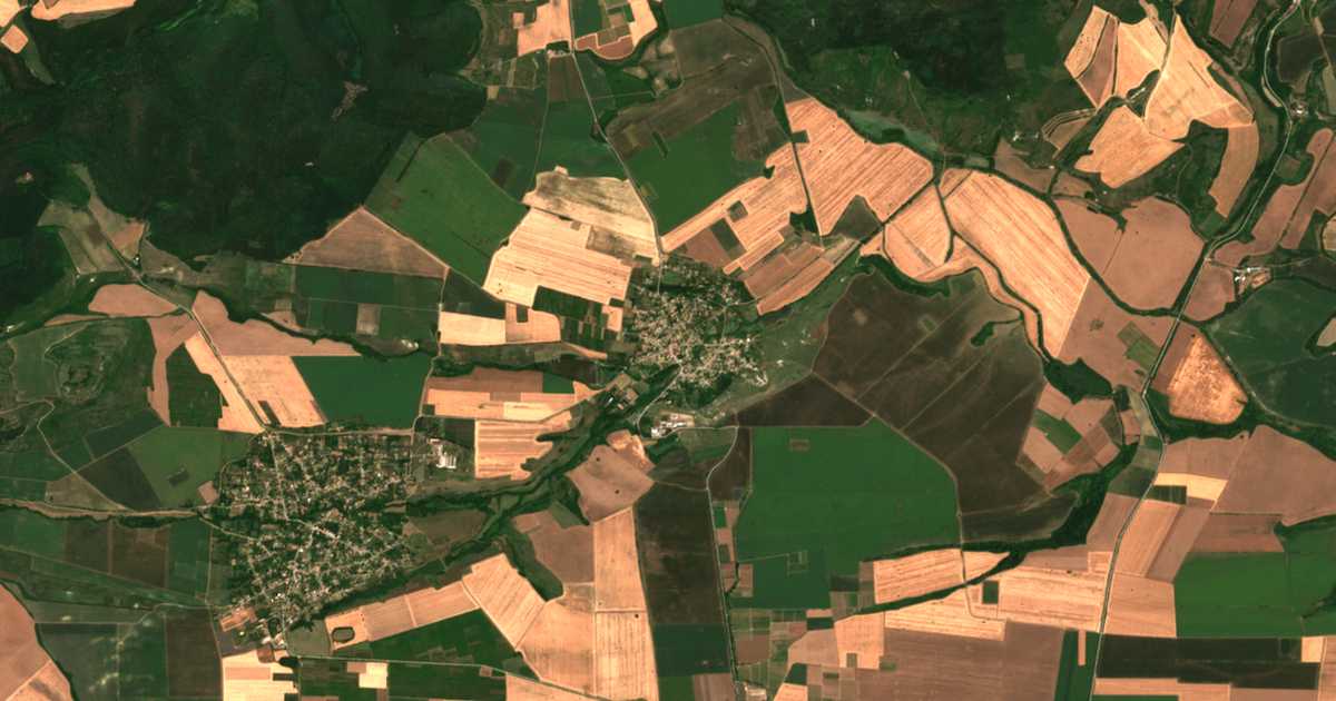 Carte satellite de Gagovo