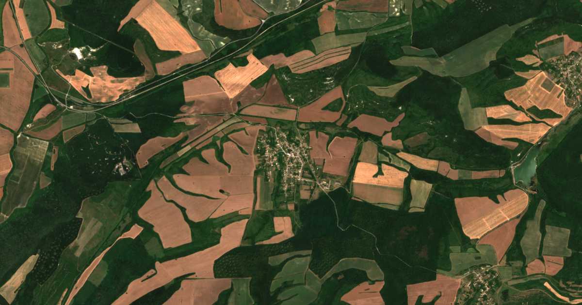 Carte satellite de Gloginka