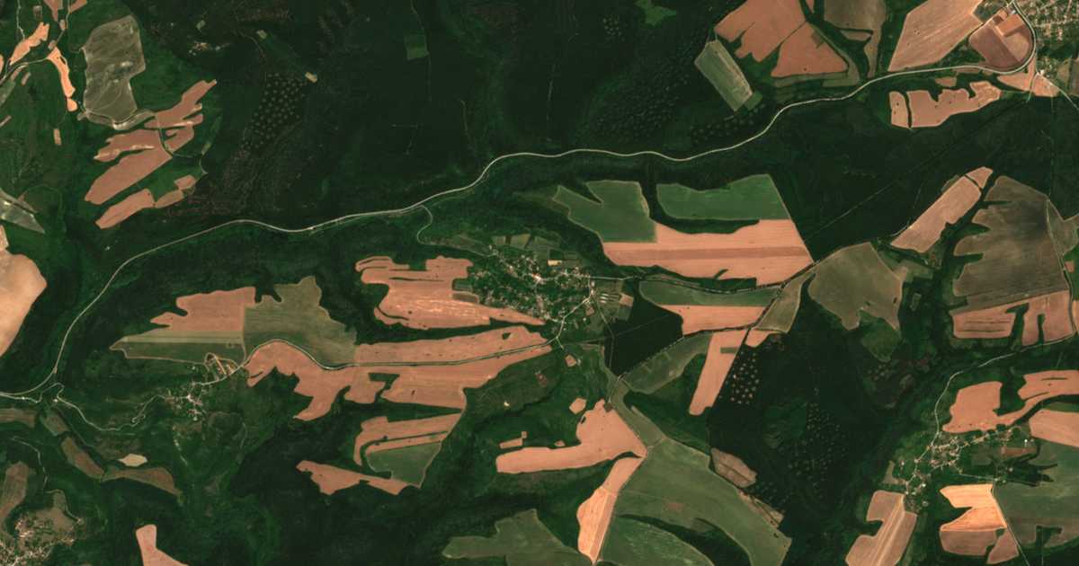 Carte satellite de Gorica