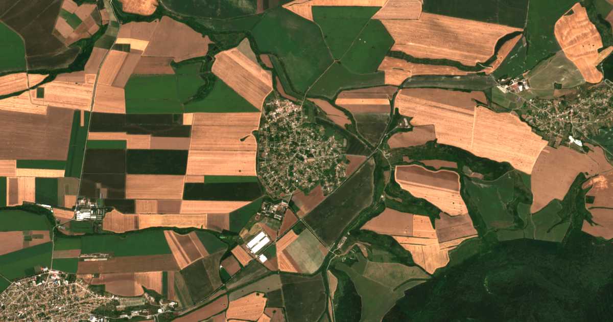 Carte satellite de Kardam