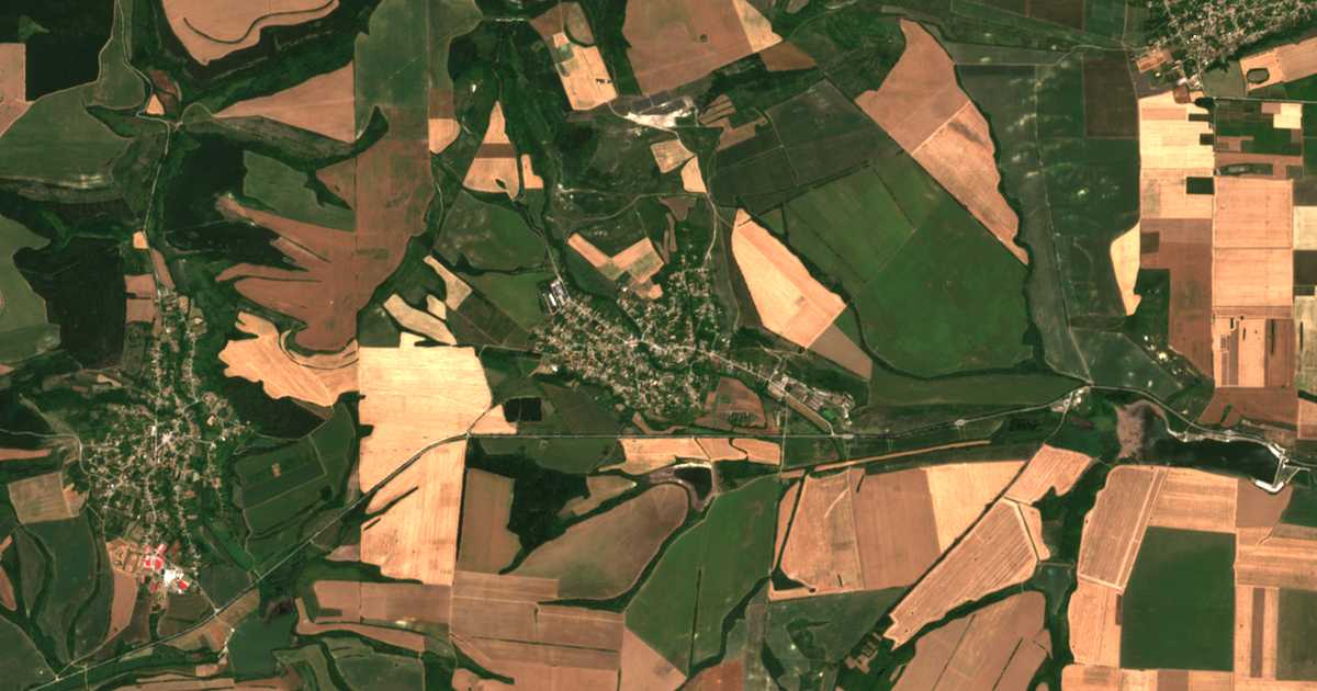 Carte satellite de Kovachevets