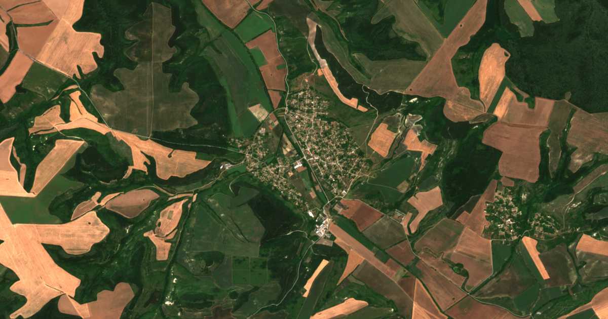 Carte satellite de Sadina